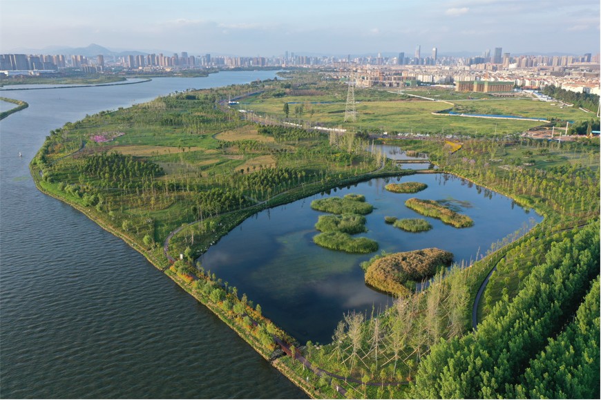 昆明市草海片区湿地及环湖路（阳光北路至西坝路段）工程顺利通过“春城杯”市优质工程现场复查